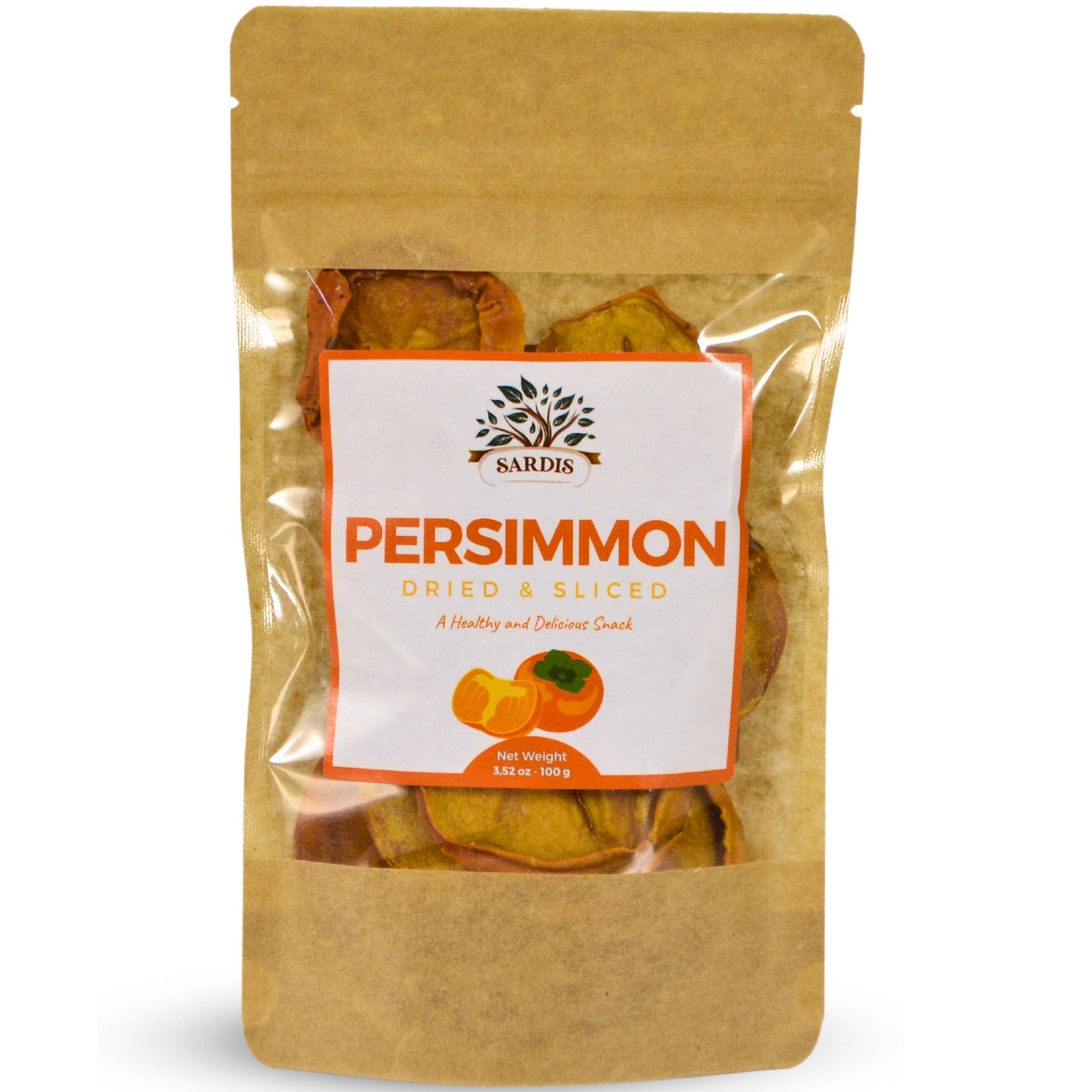 Sardis Dried and Sliced Persimmon 100 Gram